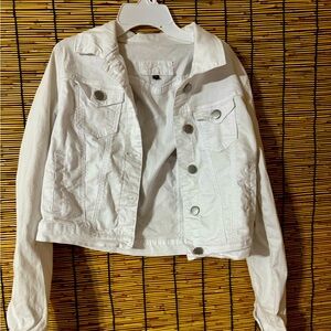 Classic White Jean Jacket